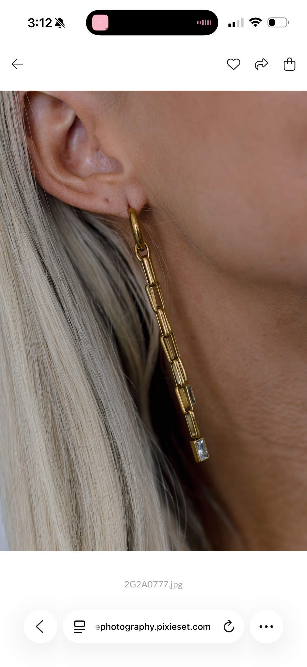 Chelsea Earring Water Resistant 2.5 Inches With Lifetime Warranty