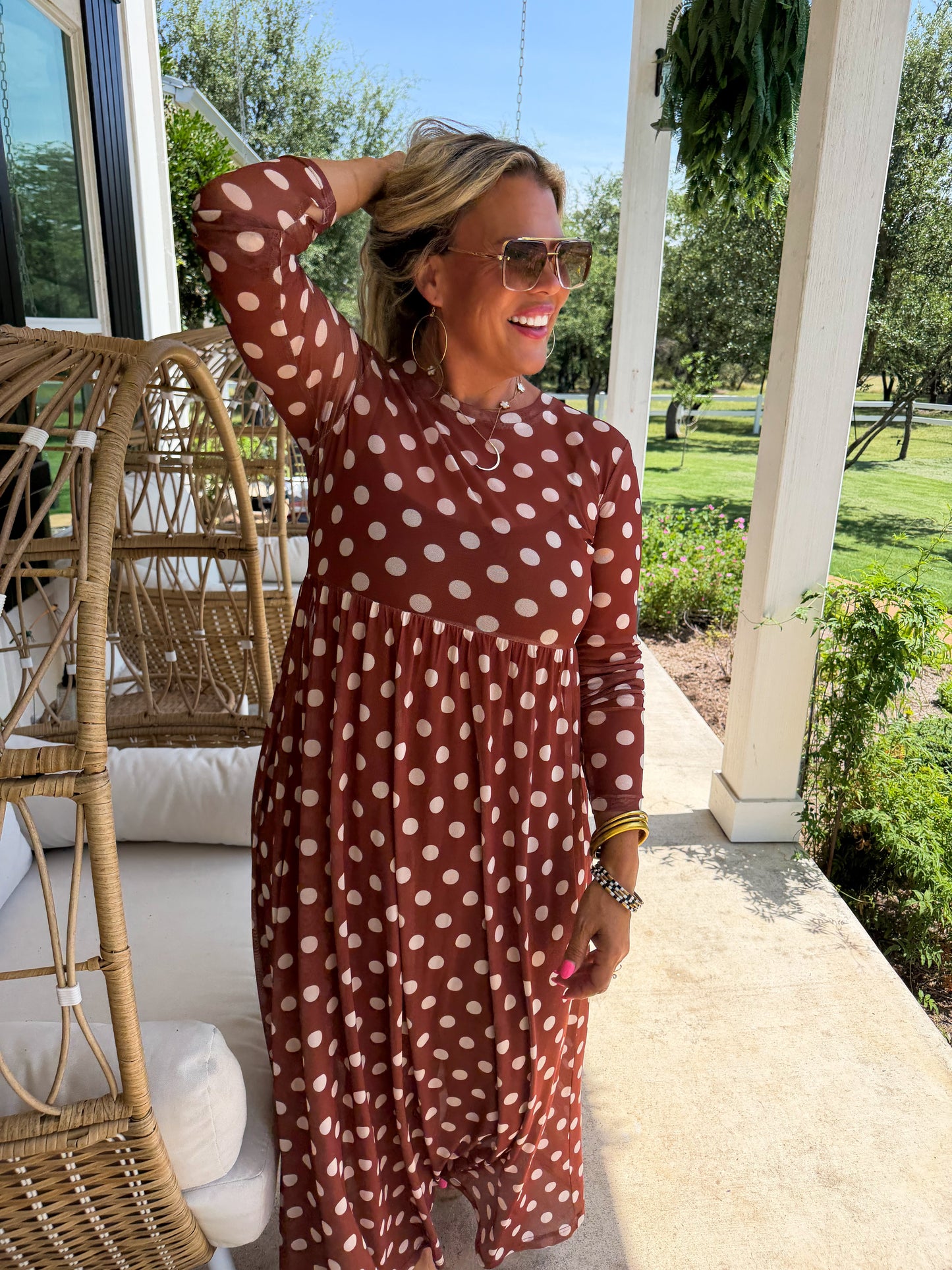 PREORDER- THE COUNTRYSIDE MESH DRESS by Blakeley