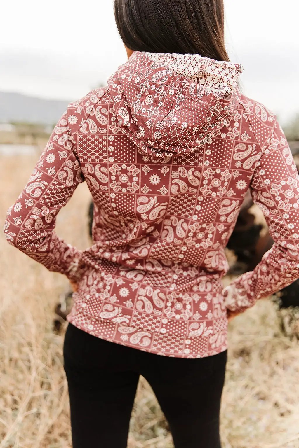 DoubleHood™ Sweatshirt - Cowboy Kisses by Ampersand Avenue