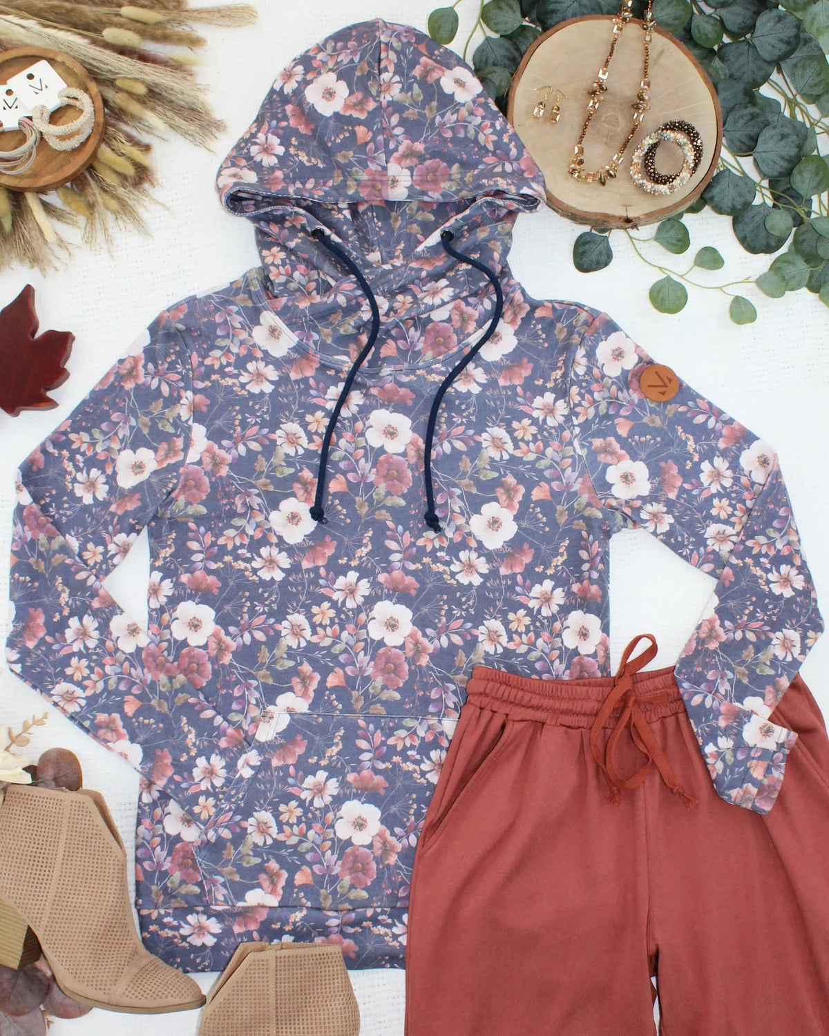 IN STOCK Ashley Hoodie - Blushwood Floral by Michelle Mae