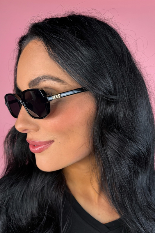 Bali Bound Sunglasses- Black by Jess Lea