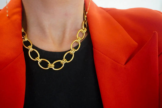 LUXE CHAIN NECKLACE by Chansuttpearls
