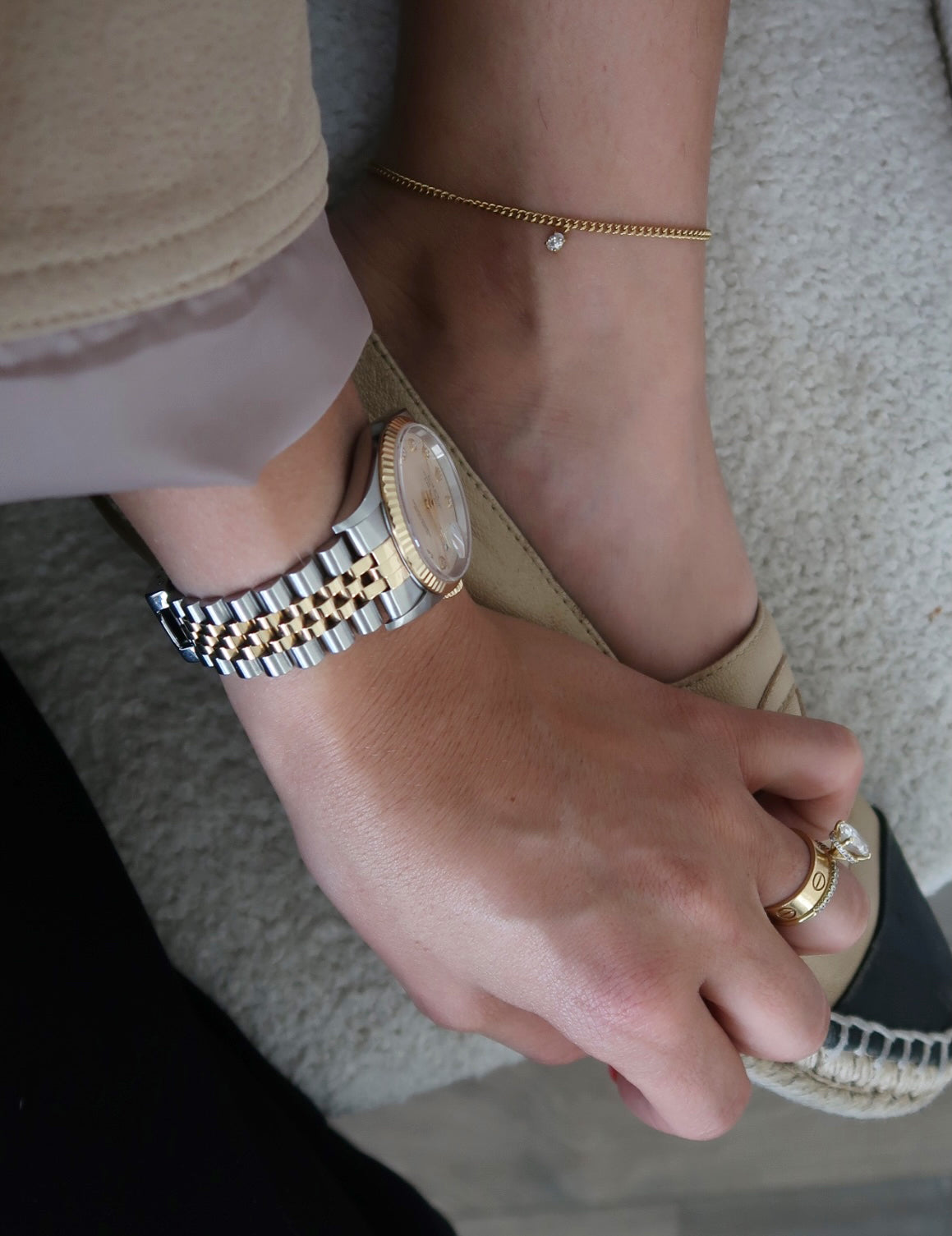 OLIVIA ANKLET by Chansuttpearls