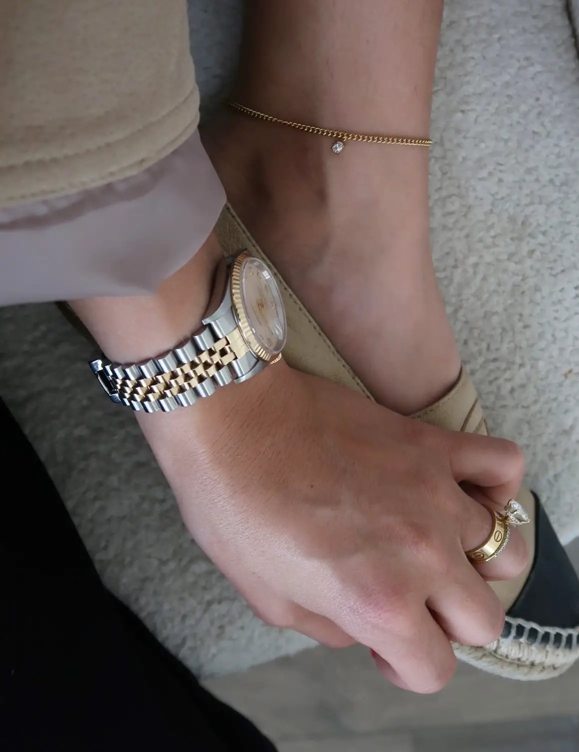 OLIVIA ANKLET by Chansuttpearls
