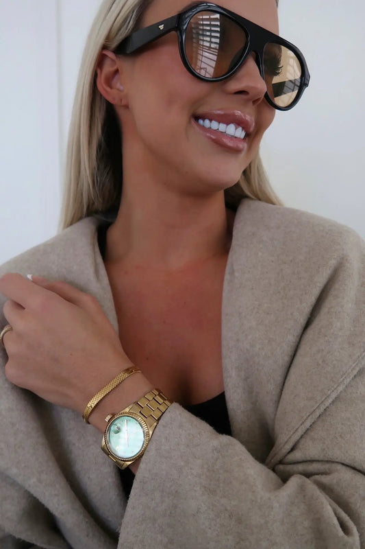 THICK HERRINGBONE BRACELET by Chansuttpearls
