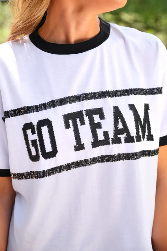 PREORDER- Go Team Sparkle Tee by Jess Lea
