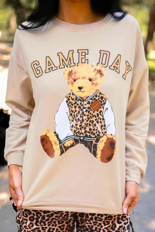 PREORDER- Benny The Bear Game Day Pullover by Jess Lea