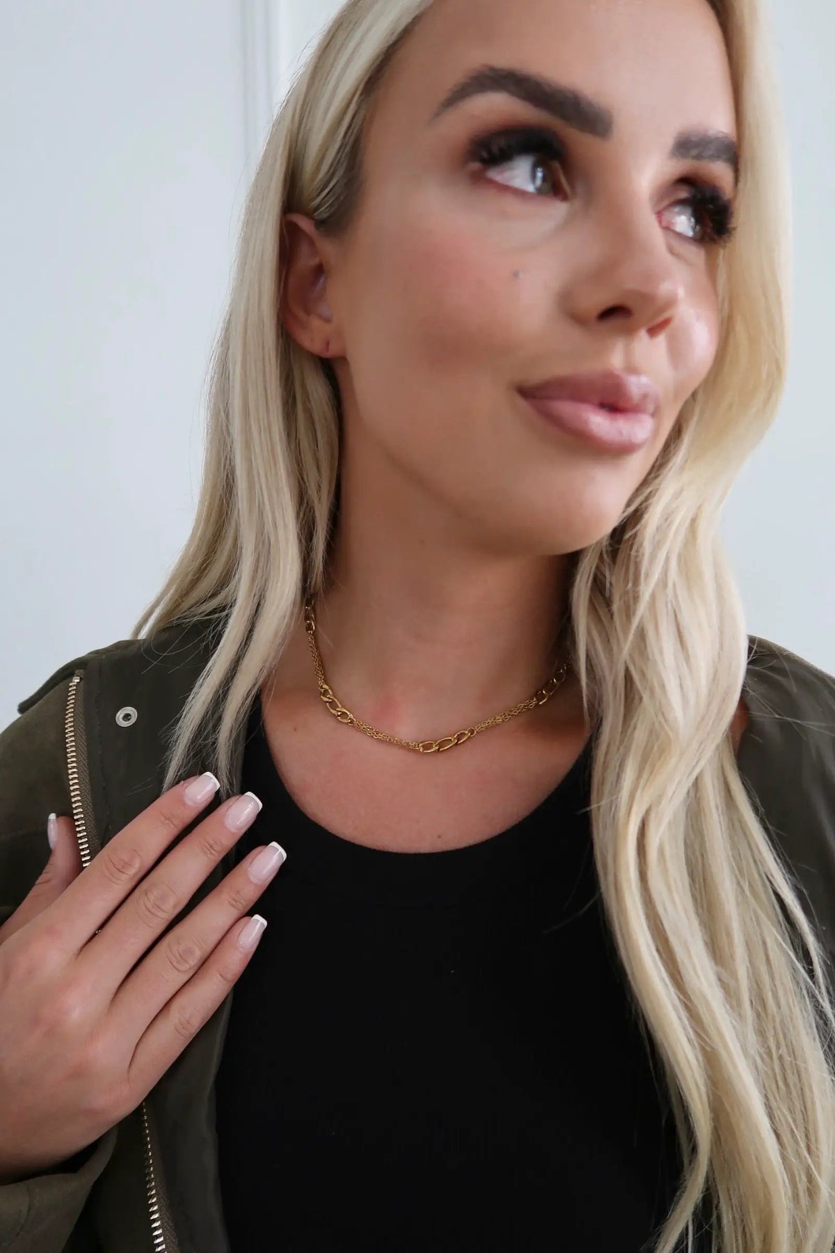 GOLD GRACE NECKLACE  by Chansuttpearls