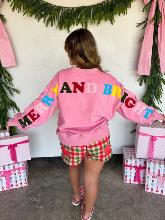 PREORDER- MERRY MESSAGE SWEATSHIRT by BLAKELEY