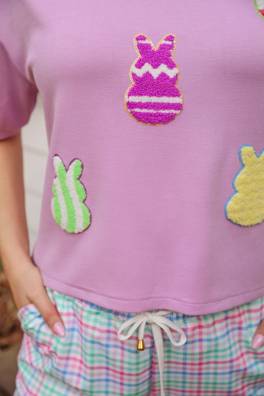 Calling My Peeps Chenille Top by Jess Lea