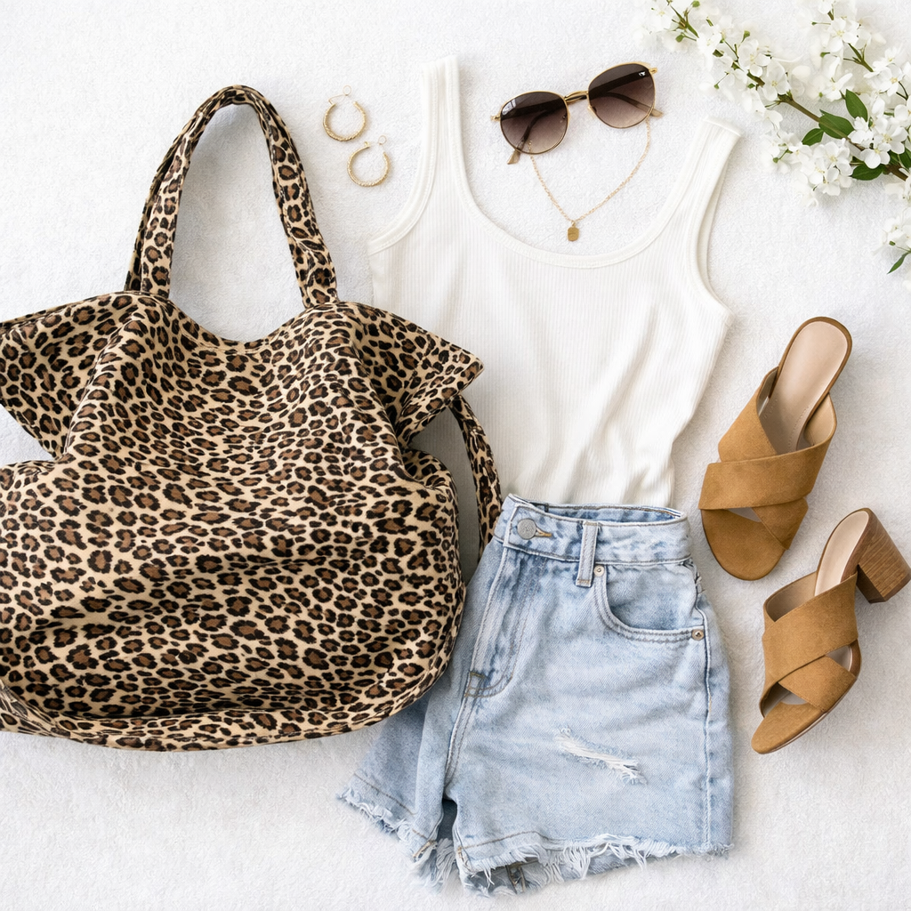 Ready to Ship | The Hannah Leopard Handbag