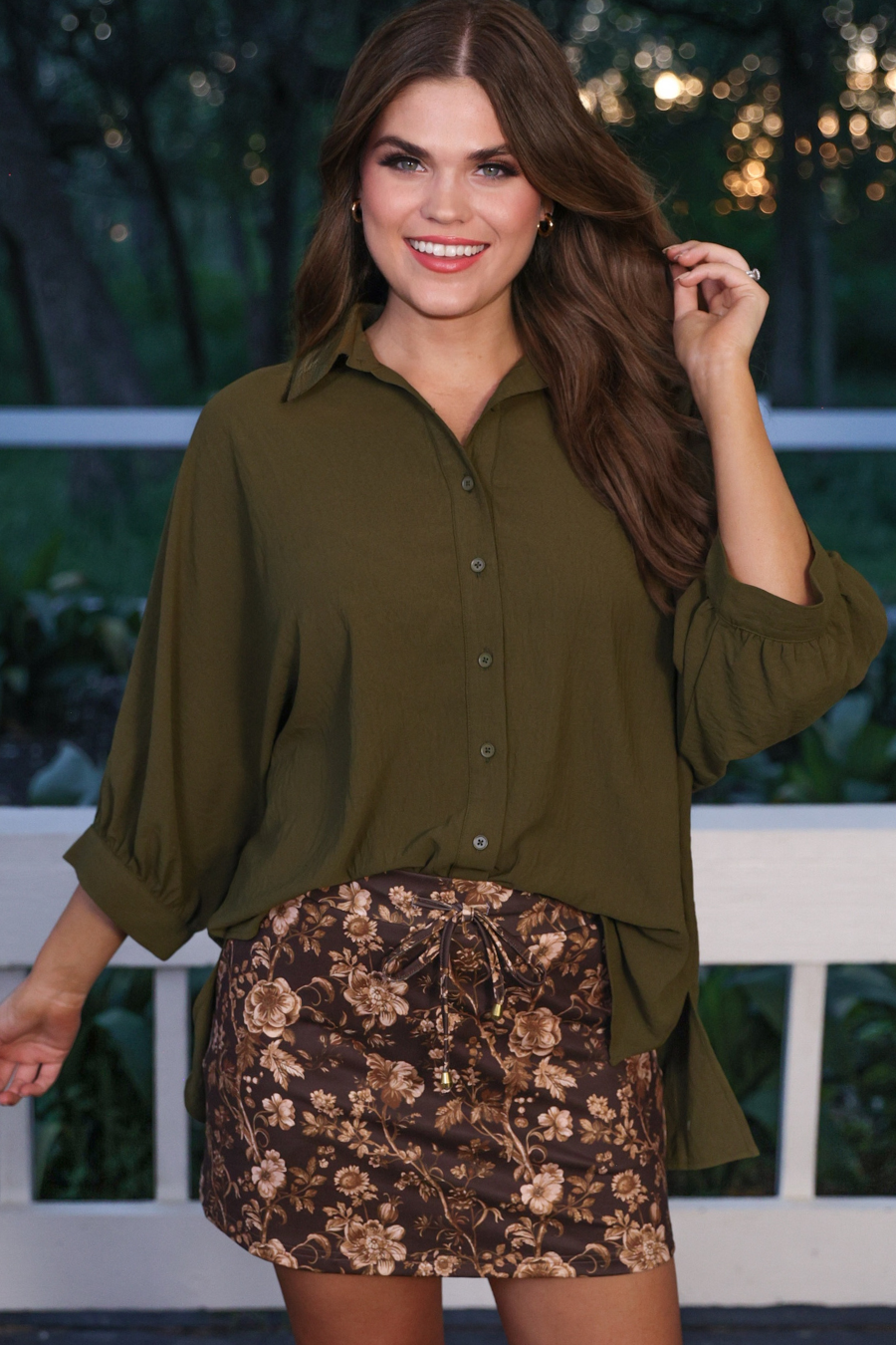 Autumn Bloom Skort