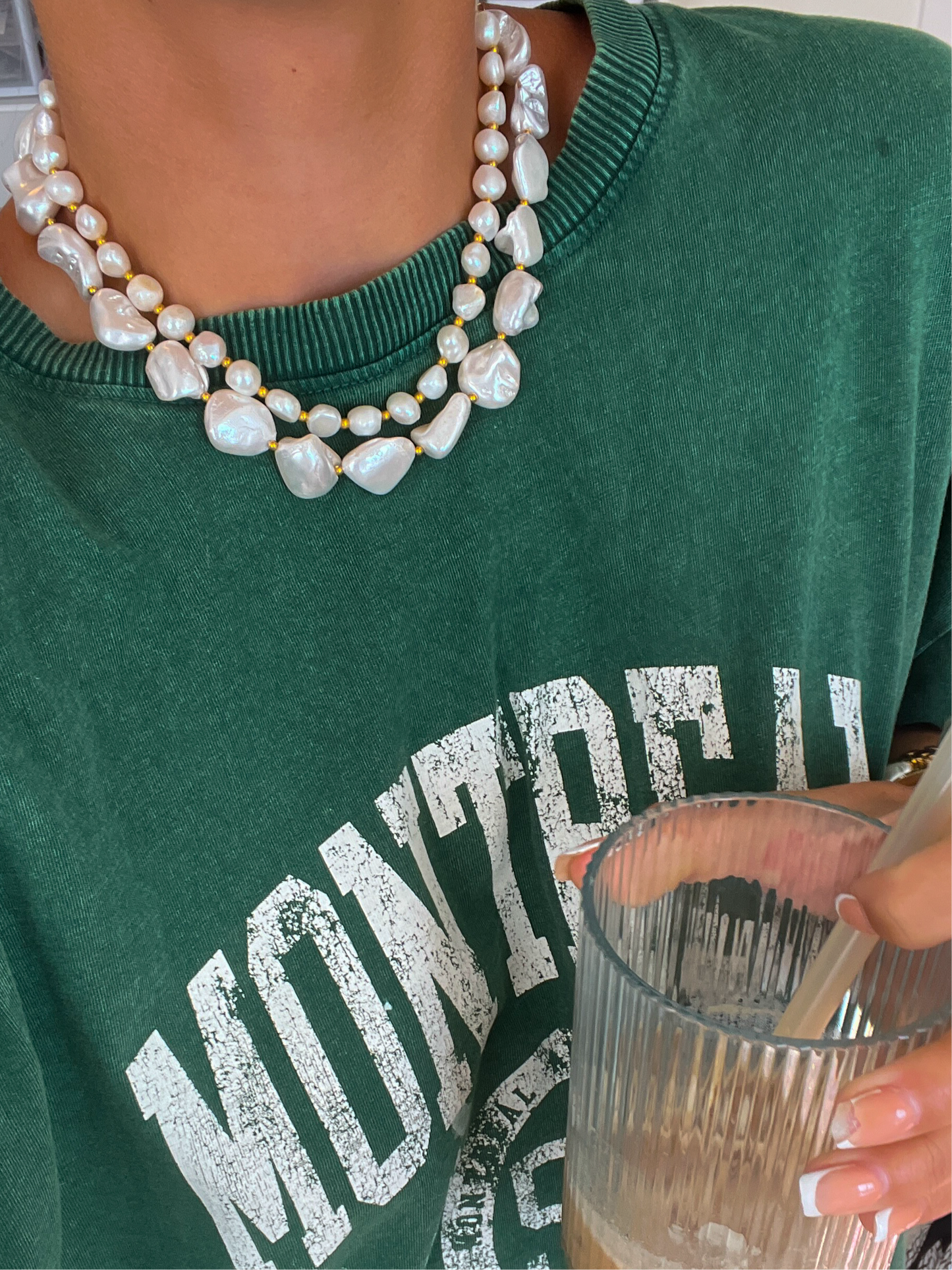 GLAM PEARL NECKLACE by Chansuttpearls