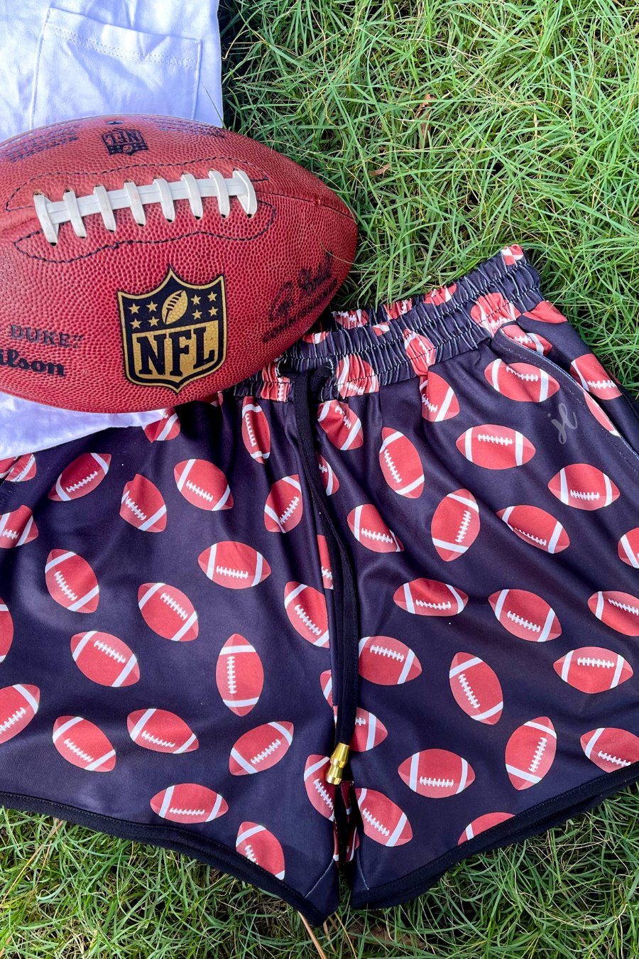 PREORDER- Friday Night Lights Drawstring Everyday Shorts by Jess Lea