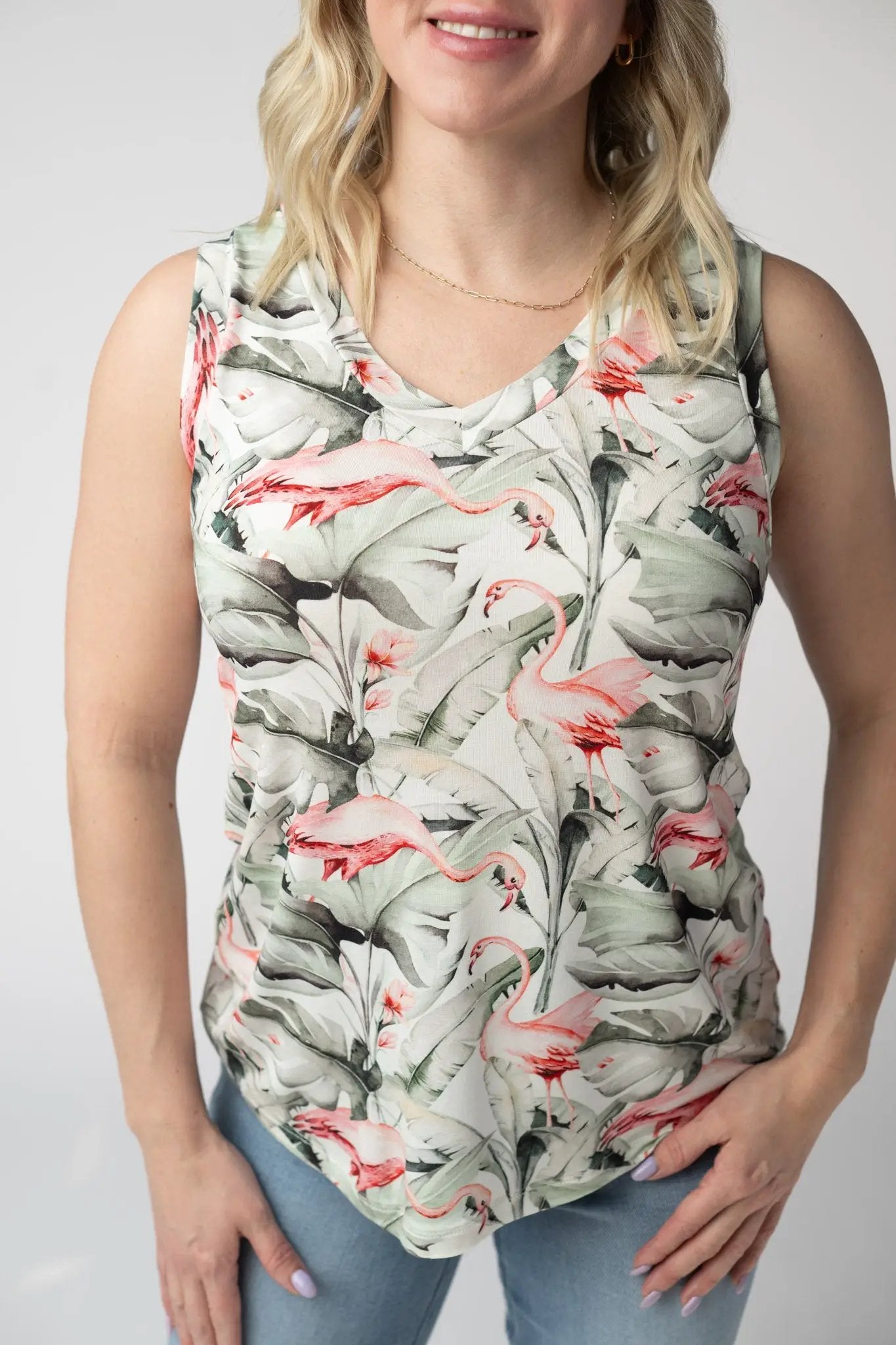 IN STOCK Noelle Tank - Flamingos FINAL SALE by Michelle Mae