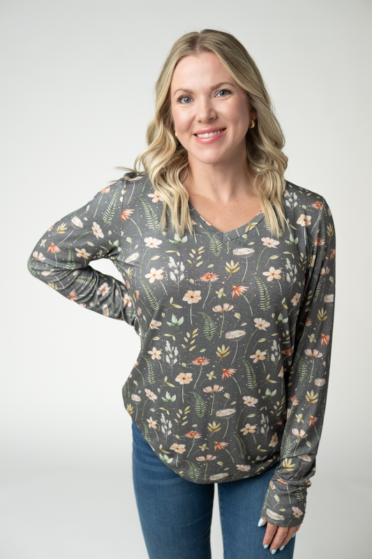 IN STOCK Larissa Long Sleeve - Wildflower Meadow by Michelle Mae