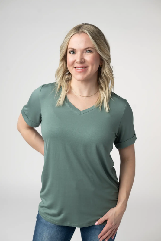 Sophie Top - Dusty Jade by Michelle Mae