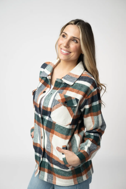 Norah Shacket - Harvest Plaid by Michelle Mae