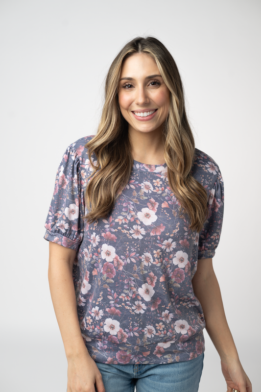 IN STOCK Katie Cozy Top - Blushwood Floral by Michelle Mae
