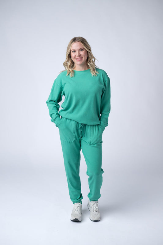 Corrine Joggers - Emerald