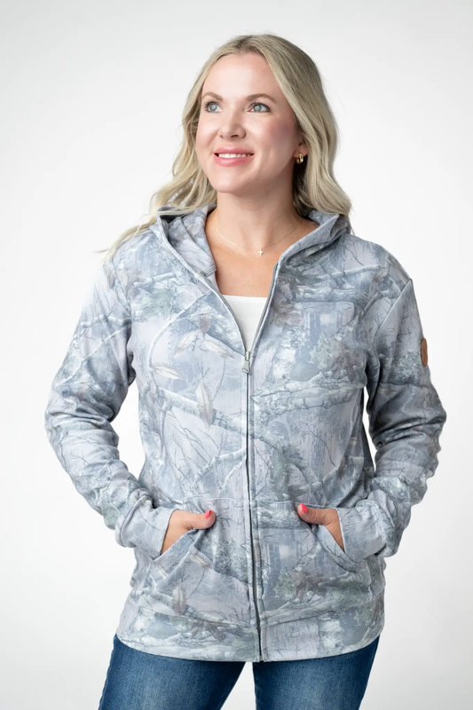 Fullzip Hoodie - Camo by Michelle Mae