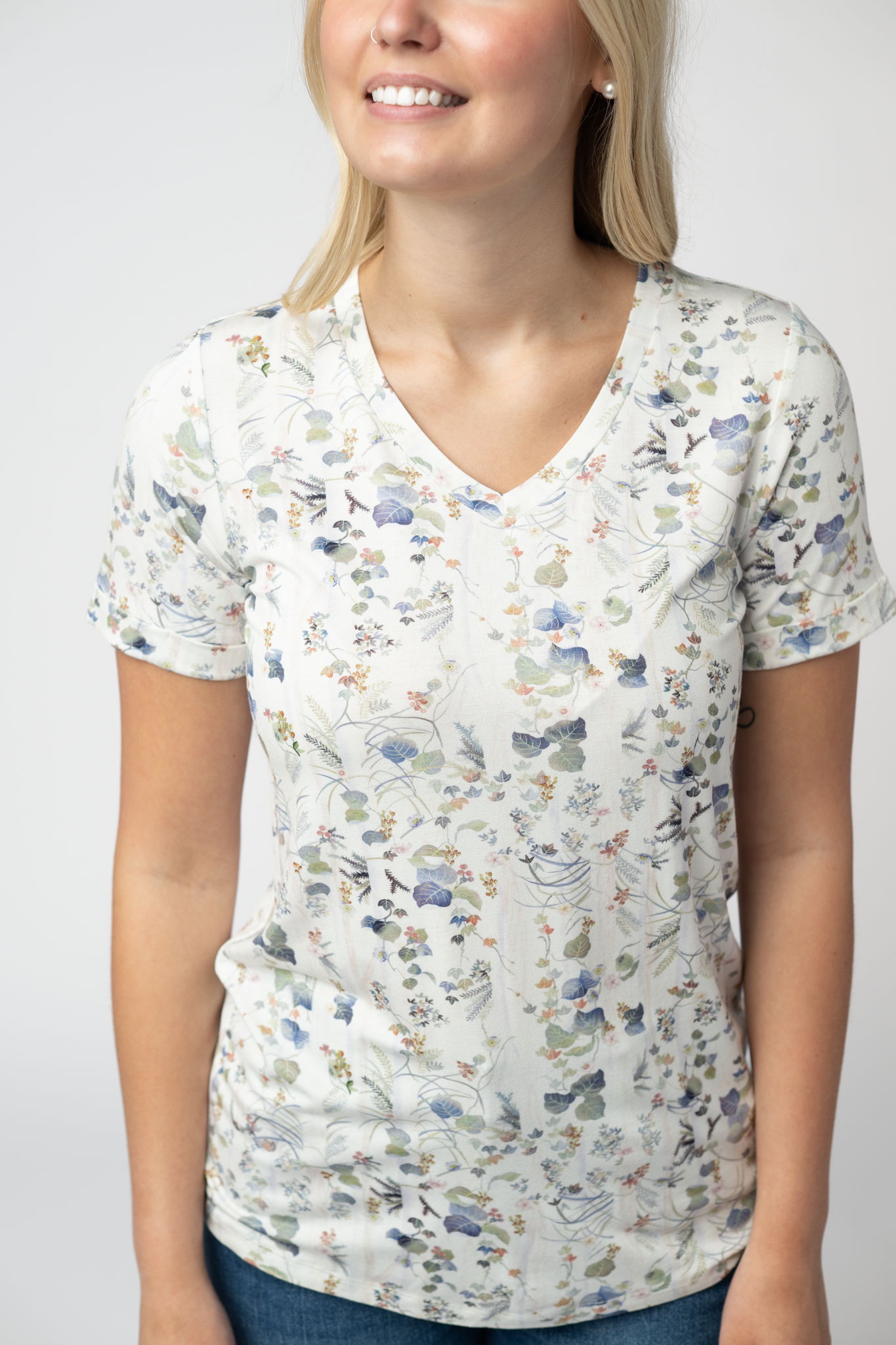 Sophie Top - Olive Meadow by Michelle Mae