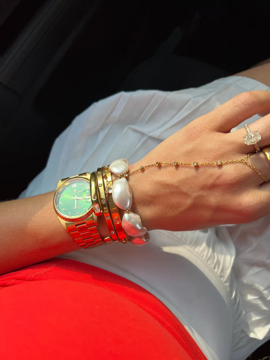 CHUNKY PEARL BRACELET by Chansuttpearls