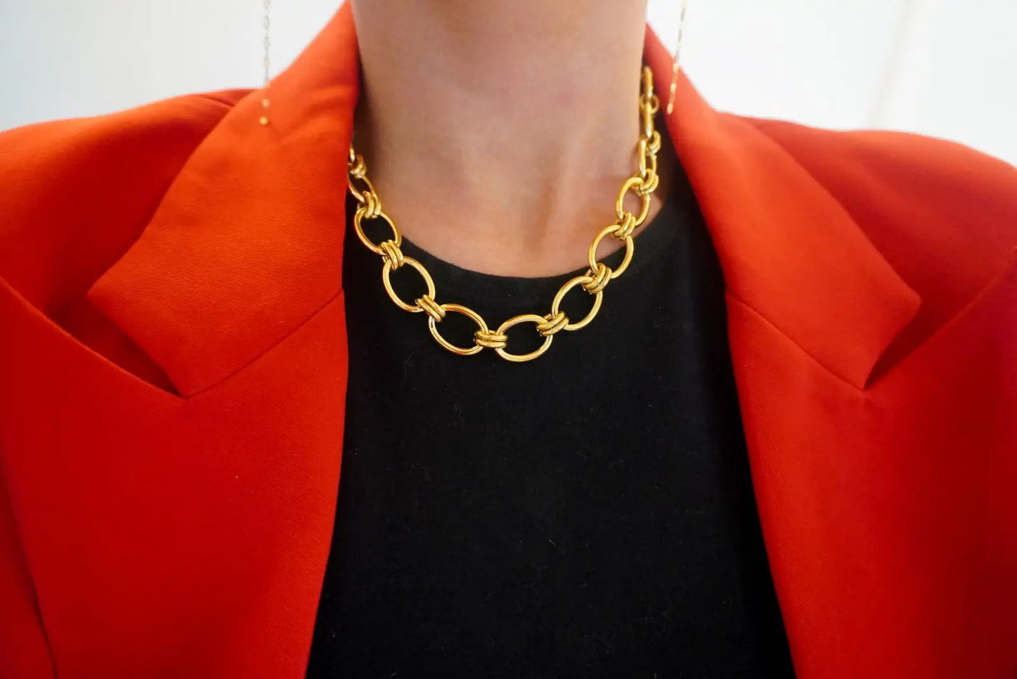 LUXE CHAIN NECKLACE by Chansuttpearls