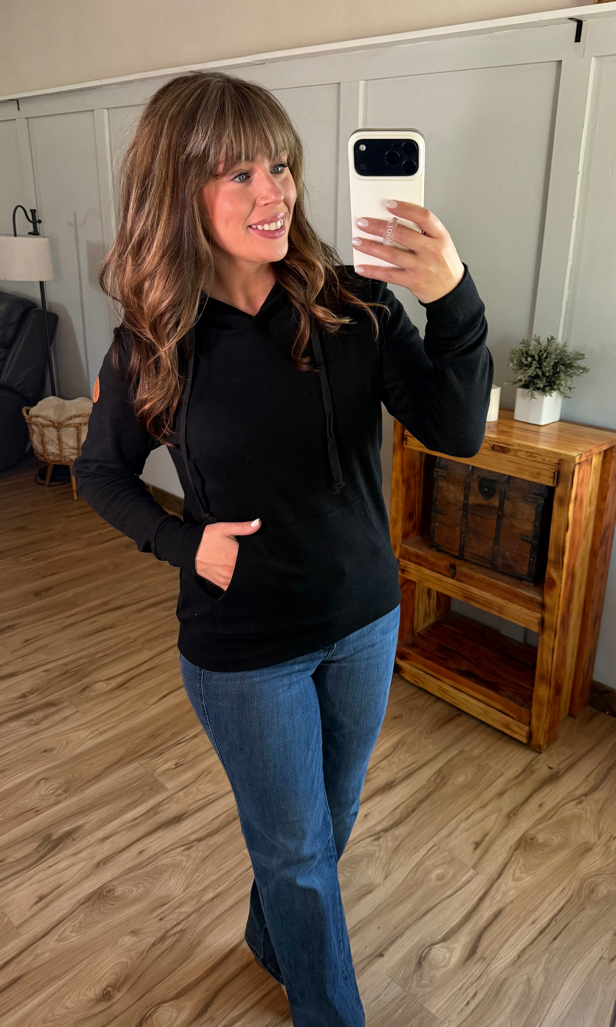 IN STOCK Hailey Hoodie - Black by Michelle Mae