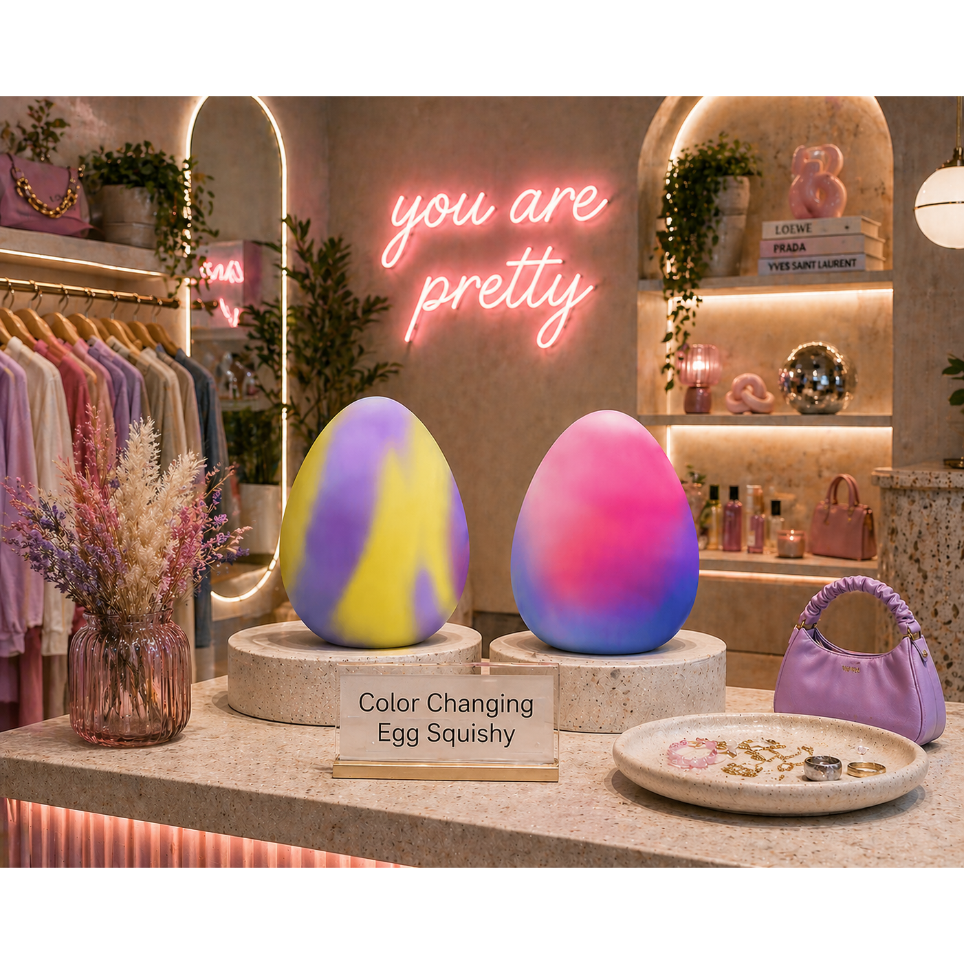 Color Changing Egg Squishy Mystery 5.5cm Slow Rebound Toy