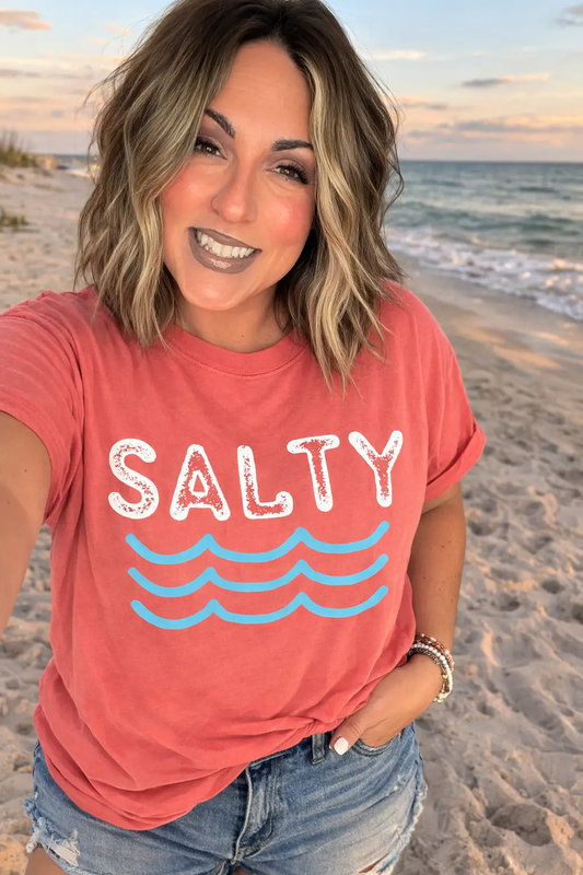 Salty Tee by Knitted Grace