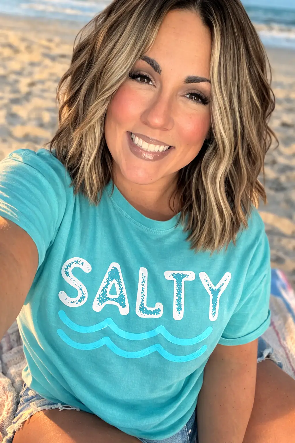 Salty Tee by Knitted Grace