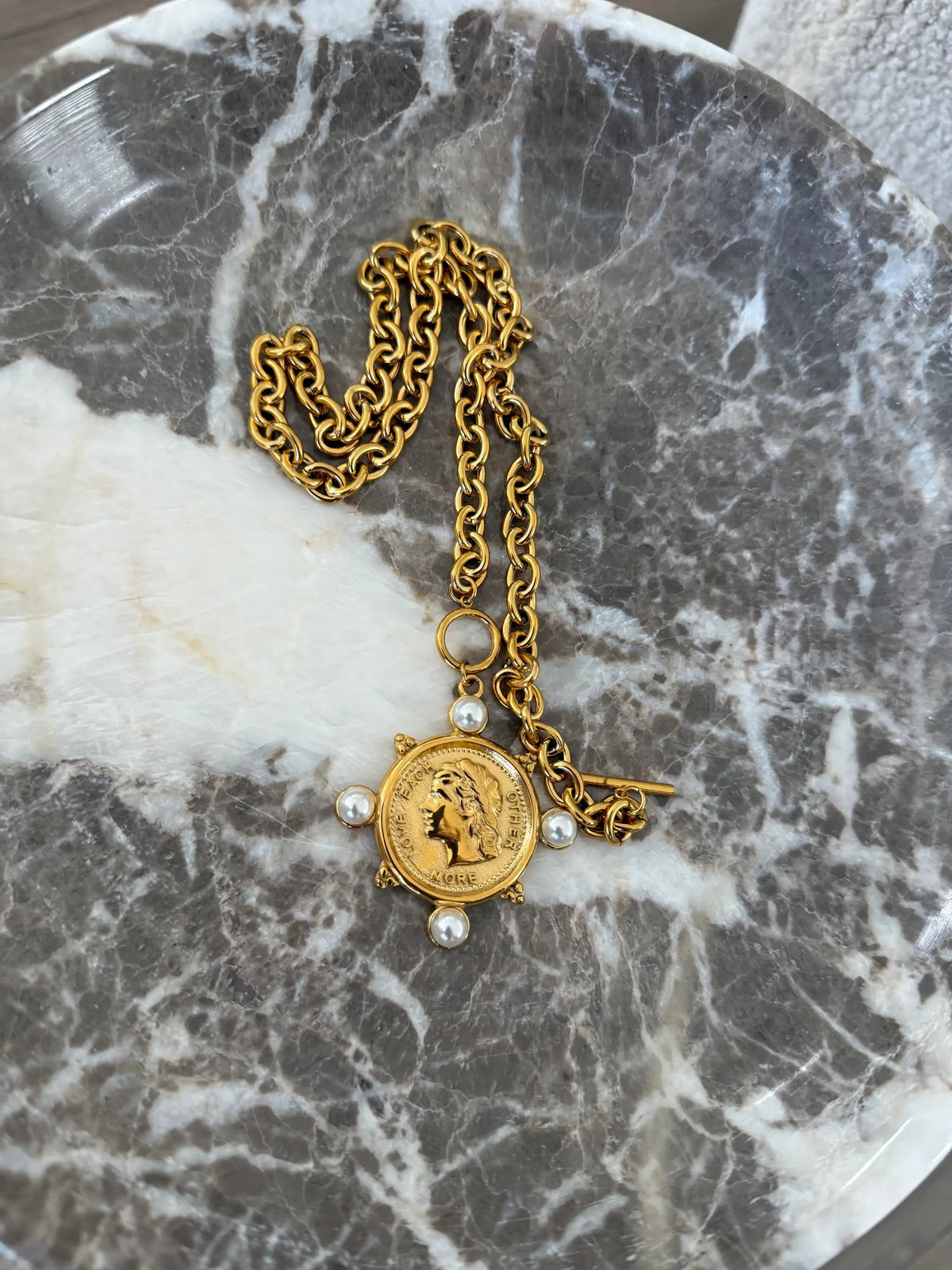 PEARL COIN NECKLACE by Chansuttpearls