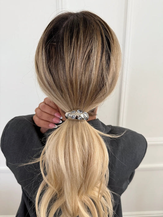 BLING HAIR TIE by Chansuttpearls