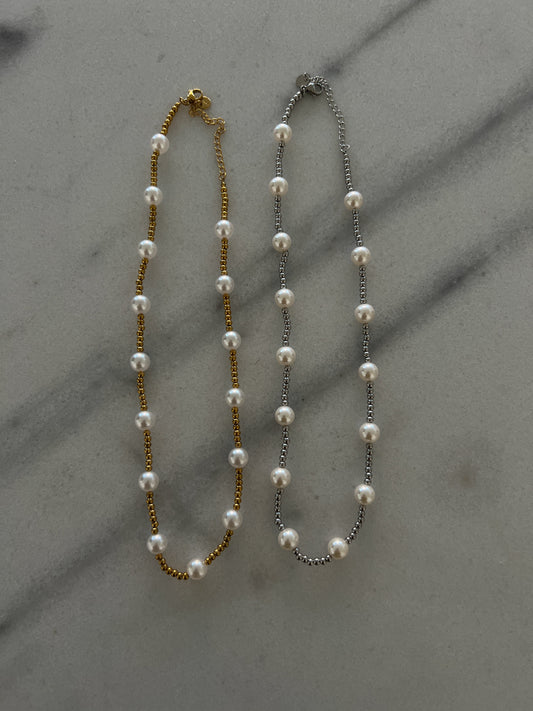 PEARL BEADED NECKLACE by Chansuttpearls