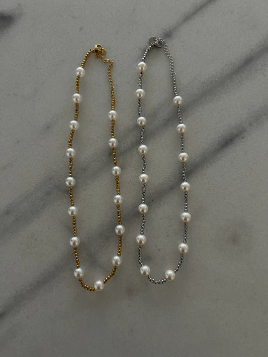 PEARL BEADED NECKLACE by Chansuttpearls