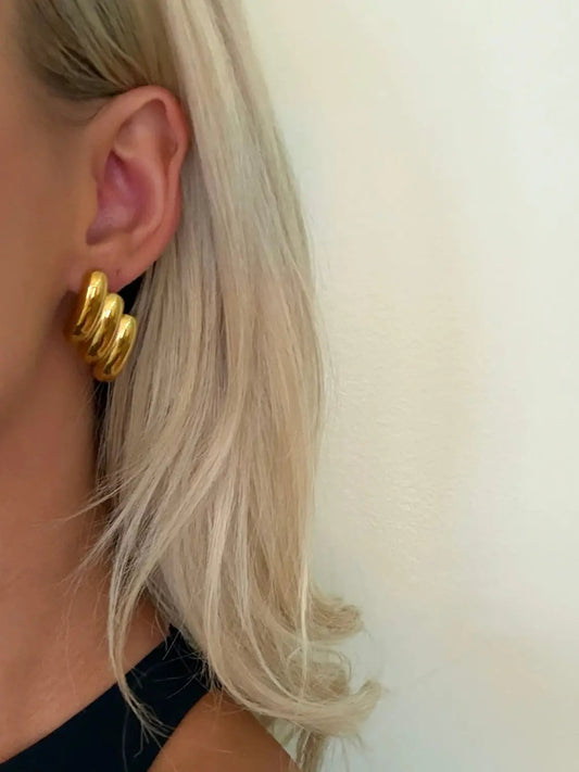 Sarah Earrings Water Resistant With Lifetime Warranty by Chansuttpearls