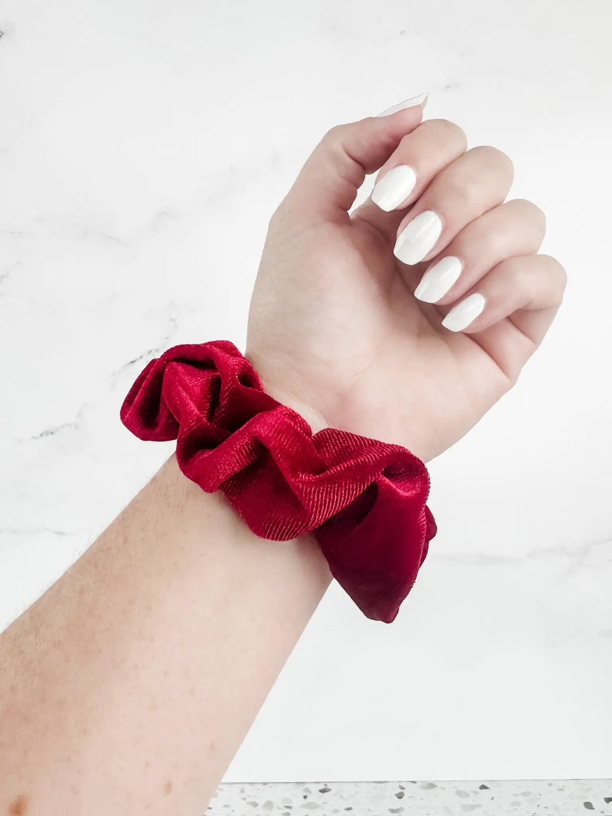 IN STOCK Velvet Scrunchie - Red by Michelle Mae