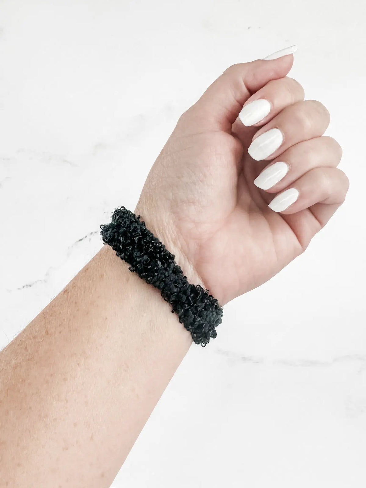 Premium Fuzzy Duo Hair Tie Set With Extra Strong Hold And Comfort