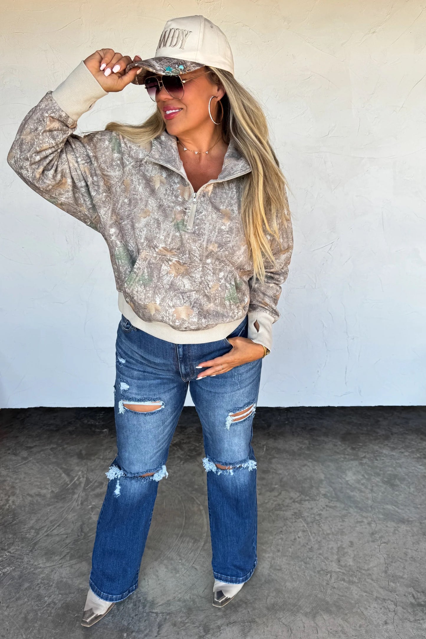 Easy Does It Print Pullover
