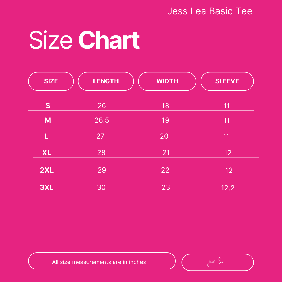 Jess Lea Basic Tee- Royal Blue