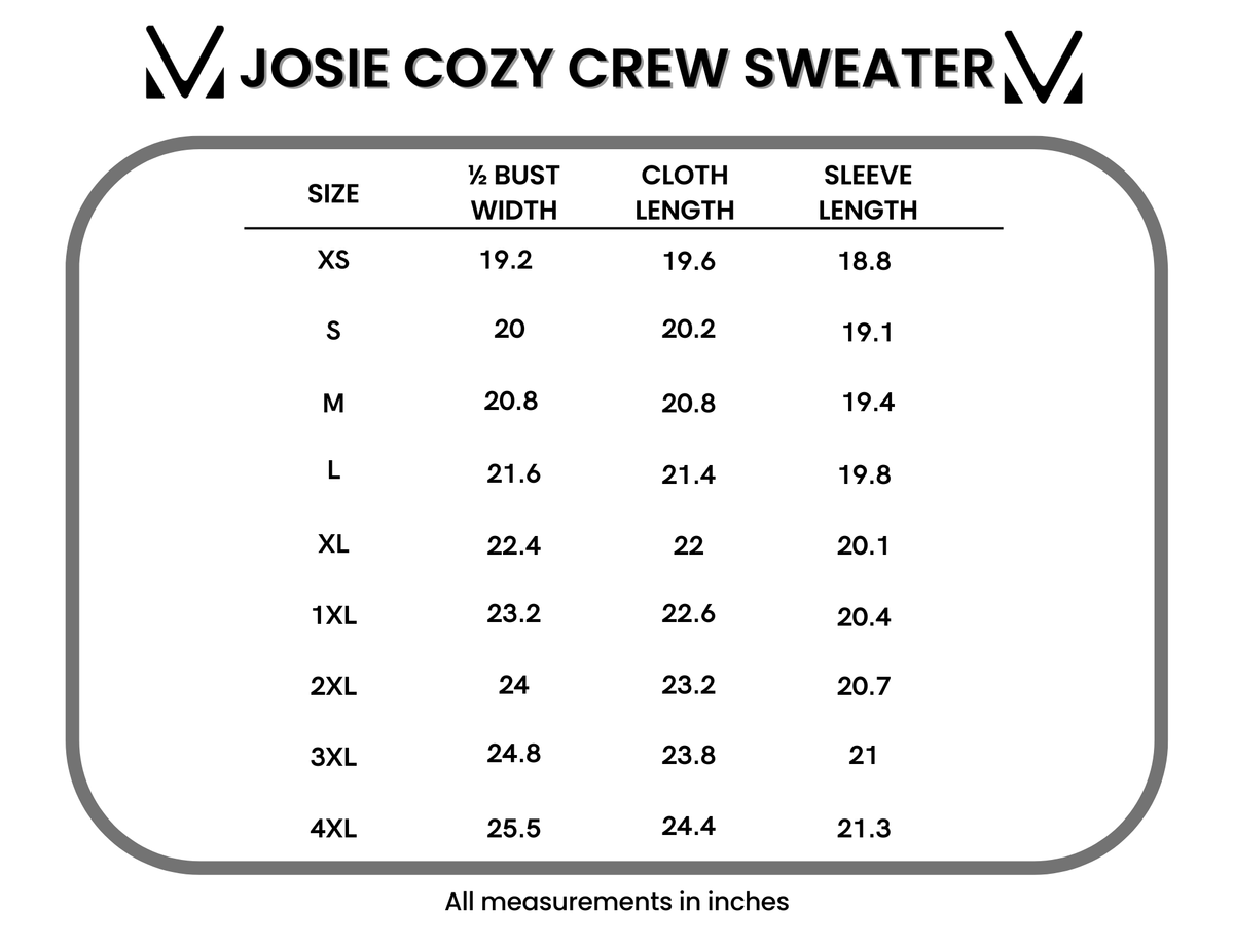 IN STOCK Josie Cozy Crew Sweater - Mocha by Michelle Mae