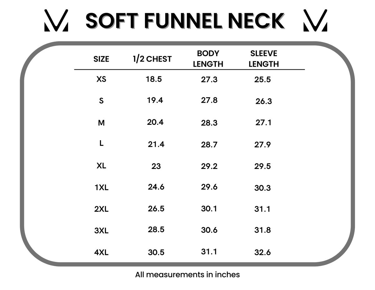 Soft Funnel Neck Pullover With Stretch Micro Fleece And Leaves