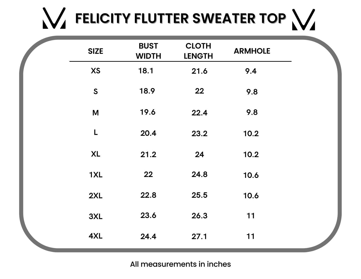 IN STOCK Felicity Flutter Sweater Top - Ivory by Michelle Mae