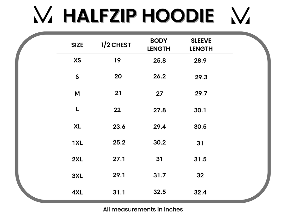 IN STOCK Classic HalfZip Hoodie - Black and Purple by Michelle Mae