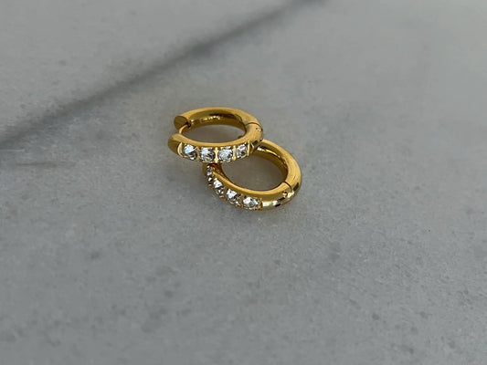 Bling Huggies (Earrings) by Chansuttpearls