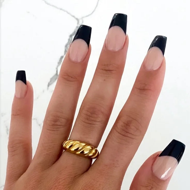 Croissant Ring Water Resistant Jewelry For Everyday Wear by Chansuttpearls