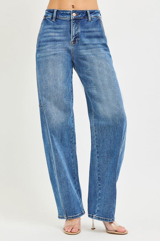 RISEN Slouchy Baggy Jeans by Trendsi