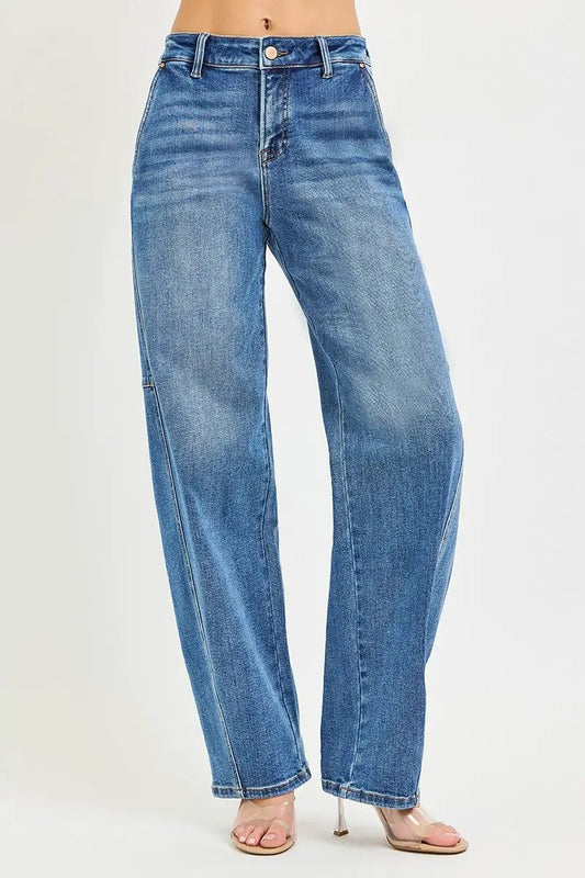 RISEN Slouchy Baggy Jeans by Trendsi