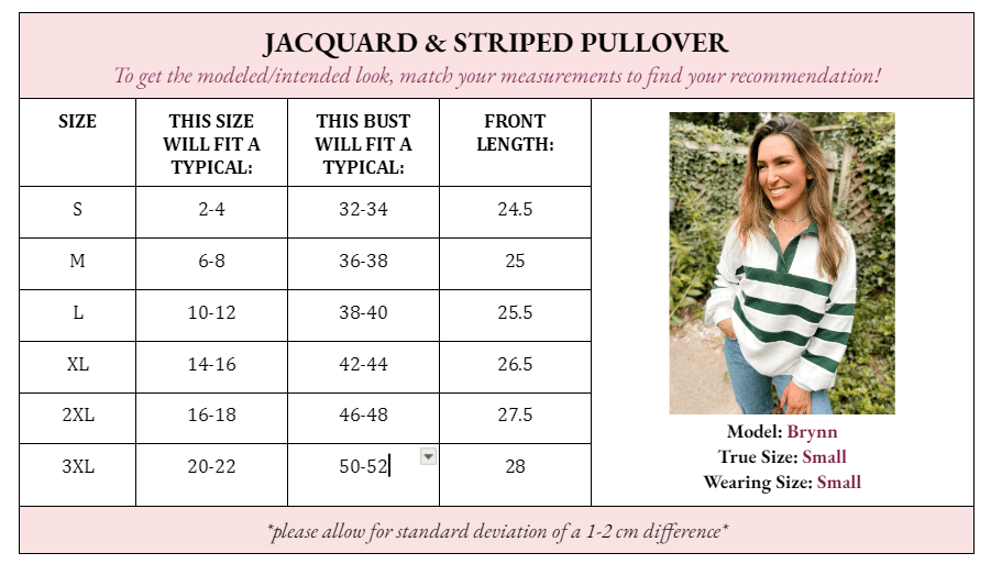 Jordan Jacquard & Striped Pullover - Girl Code Couture